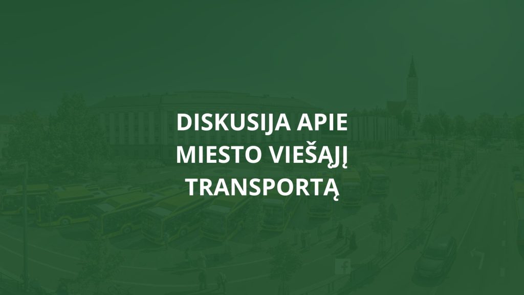 DISKUSIJA SU BENDRUOMĖNIŲ ATSTOVAIS
